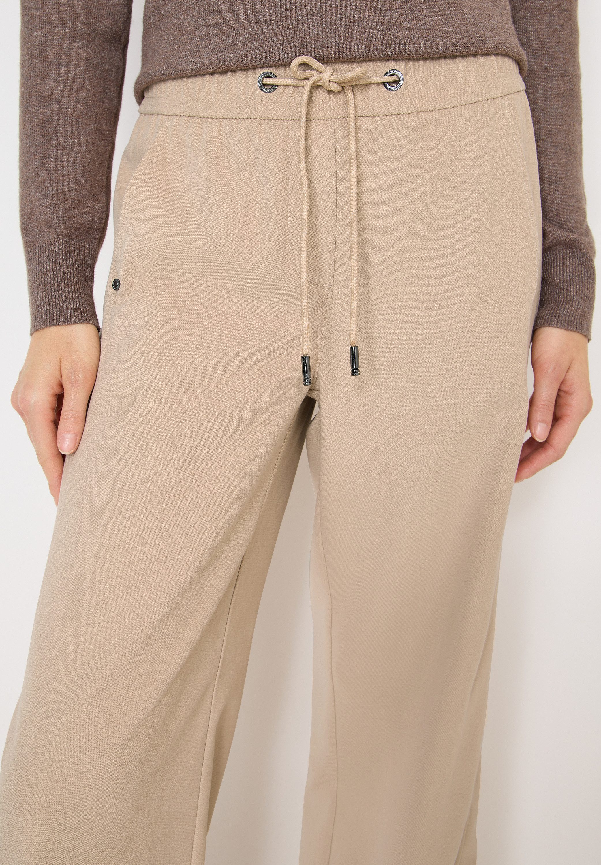 CECIL Schlupfhose Wide Leg Twill Hose