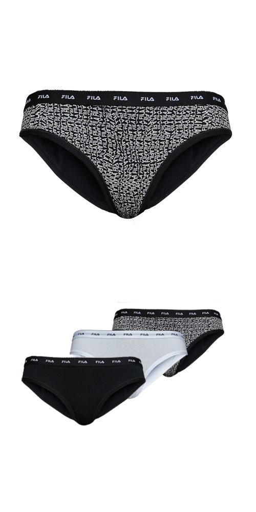 Fila Slip WOMAN BRIEF (3er Pack) mit Logobund