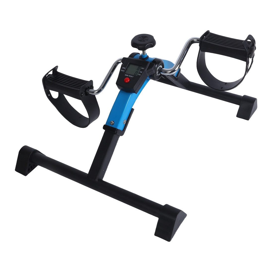 Endless Multitrainer Folding Pedal Exerciser with LCD, Monitor Under Desk Heimtrainer, (Das Paket enthält 1 klappbaren Pedaltrainer, Material: Legierter Stahl), Klappbares Pedal, Arm- und Bein-Übungspeddler, kompakt und tragbar