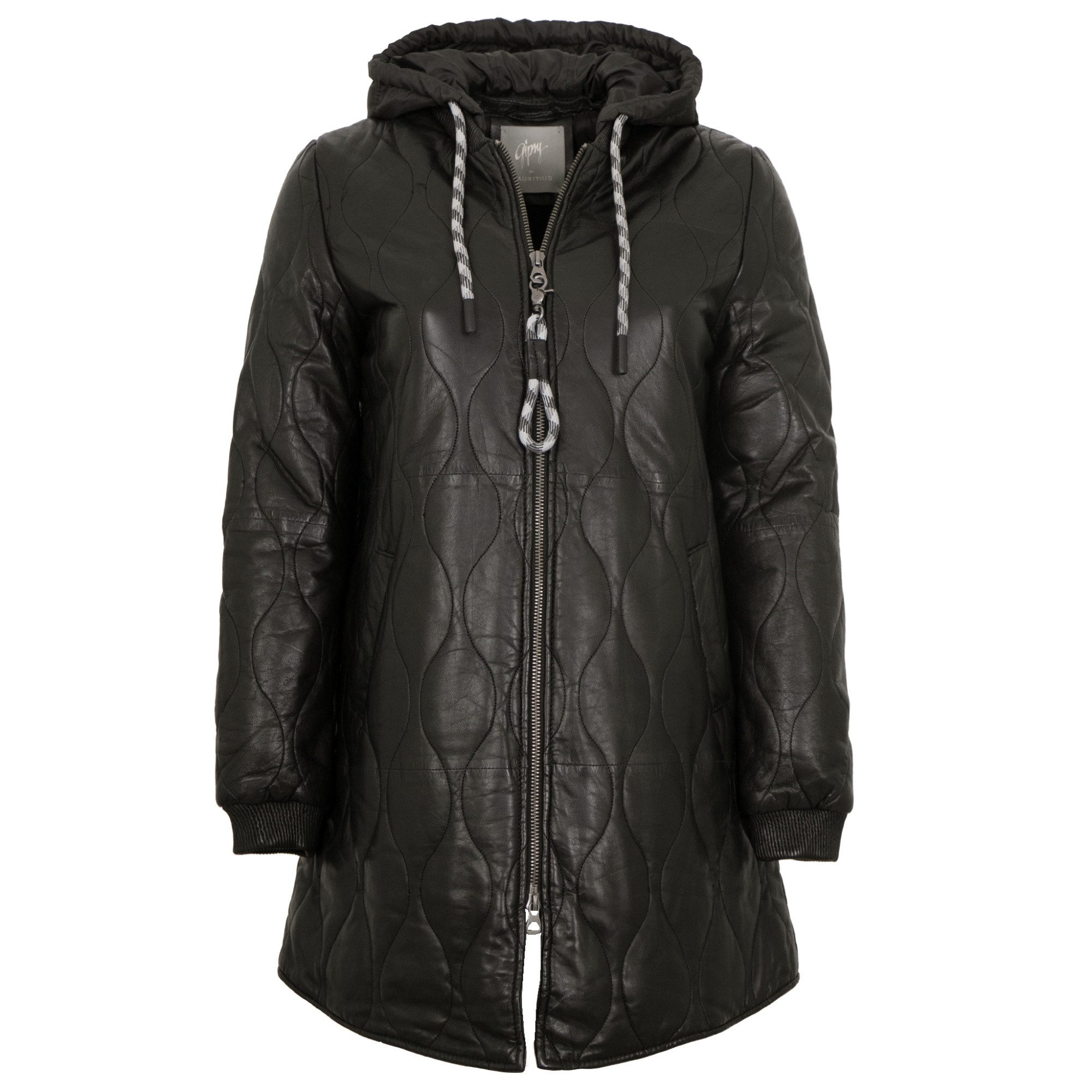 Gipsy by Mauritius Lederjacke GWArjeta Gipsy by Mauritius - Damen Ledermantel Lammnappa schwarz