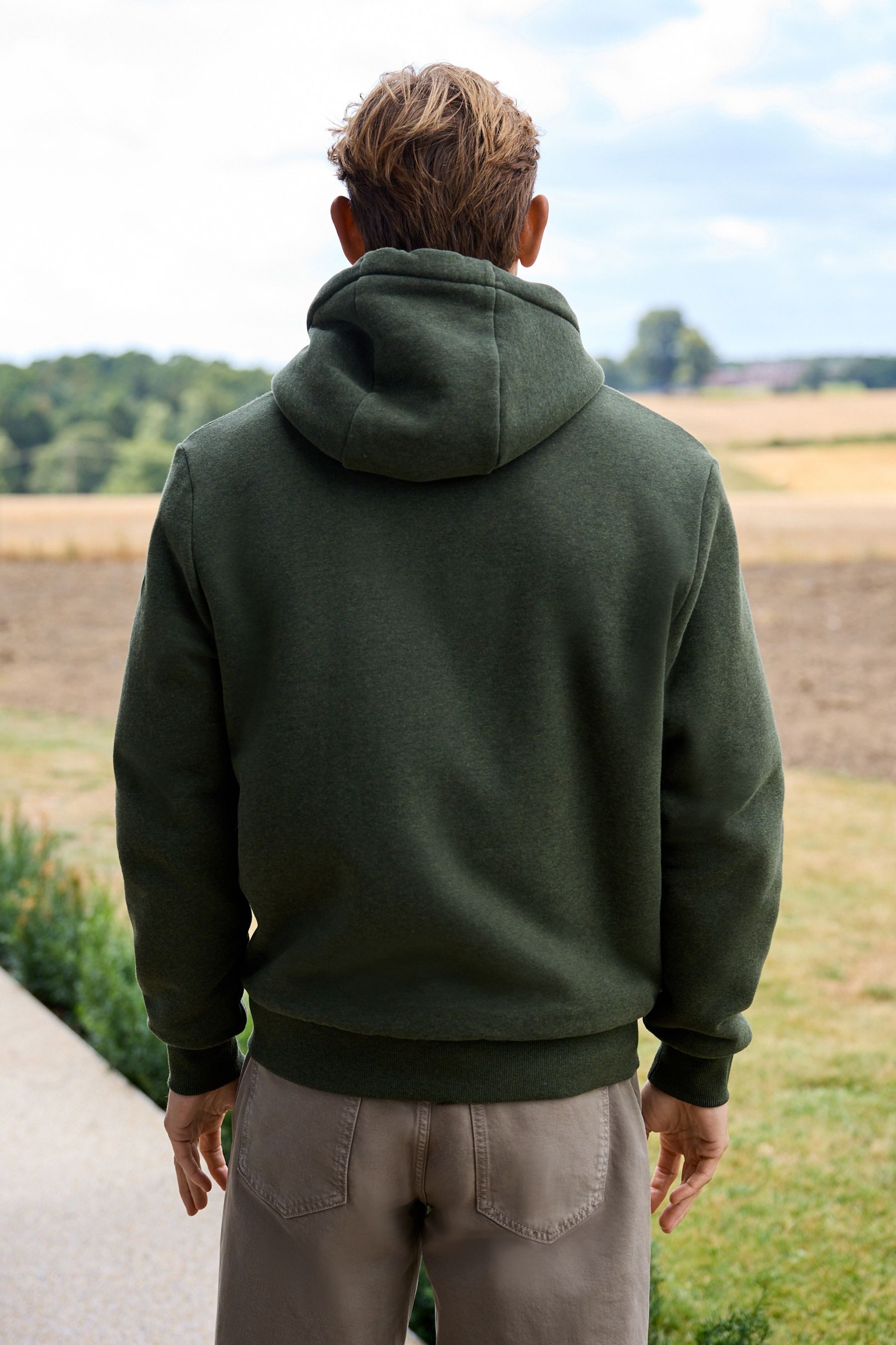 Next Kapuzenfleecejacke Teddyfell-Kapuzenjacke mit Reißverschluss (1-St) günstig online kaufen