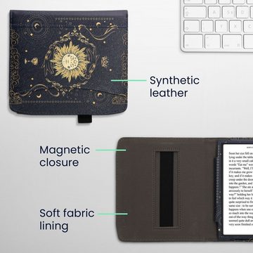 kwmobile E-Reader-Hülle Schutzhülle für Pocketbook Era / Era Color, Vorderfach Handschlaufe - Tarot Karten Design