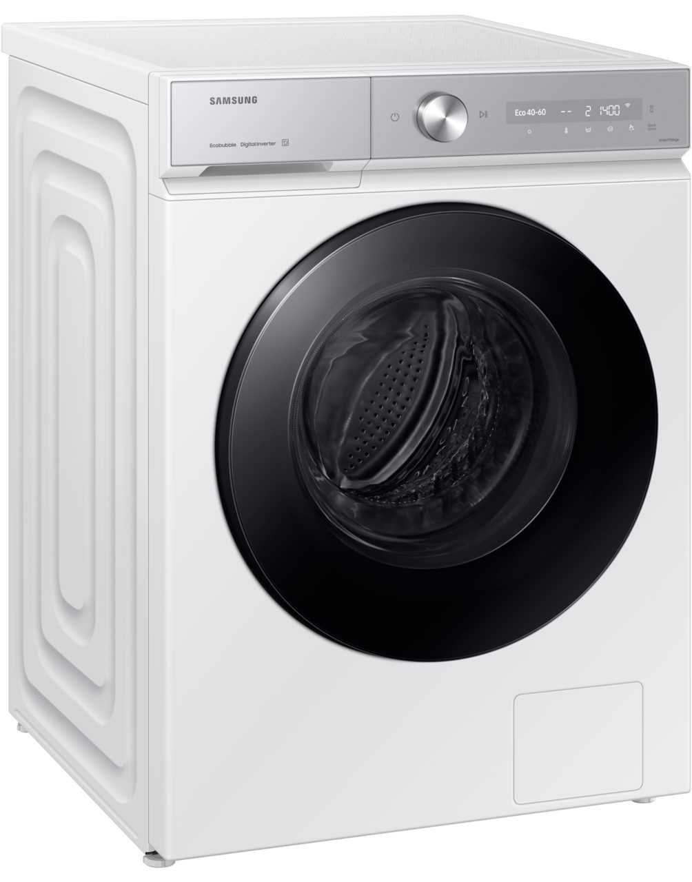 Samsung Waschmaschine WW8400D WW90DB8U95GH, 9 kg, 1400 U/min, Quick Drive™ Option – Volle Waschleistung. Halbe Zeit