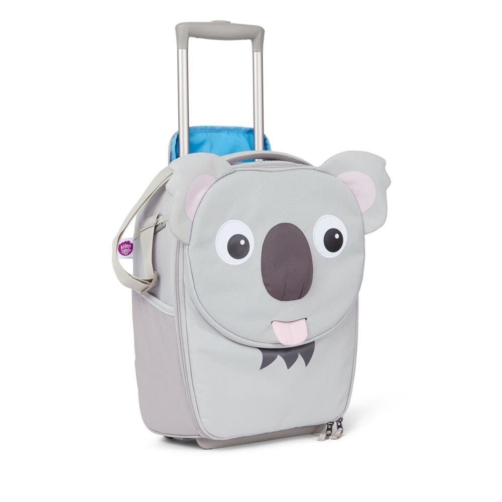 Affenzahn Kinderkoffer Karla Koala, 2 Rollen, 20 Liter, Kindertrolley in Handgepäckgröße, Grau