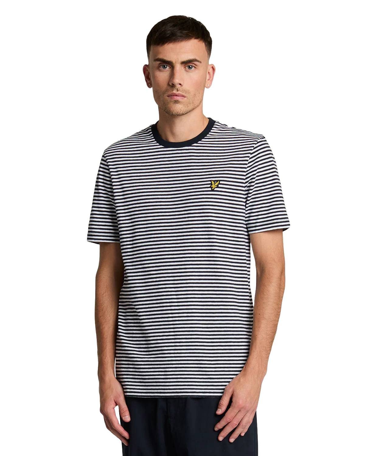 T-Shirt T-Shirt Lyle & Scott Linen Blend Breton