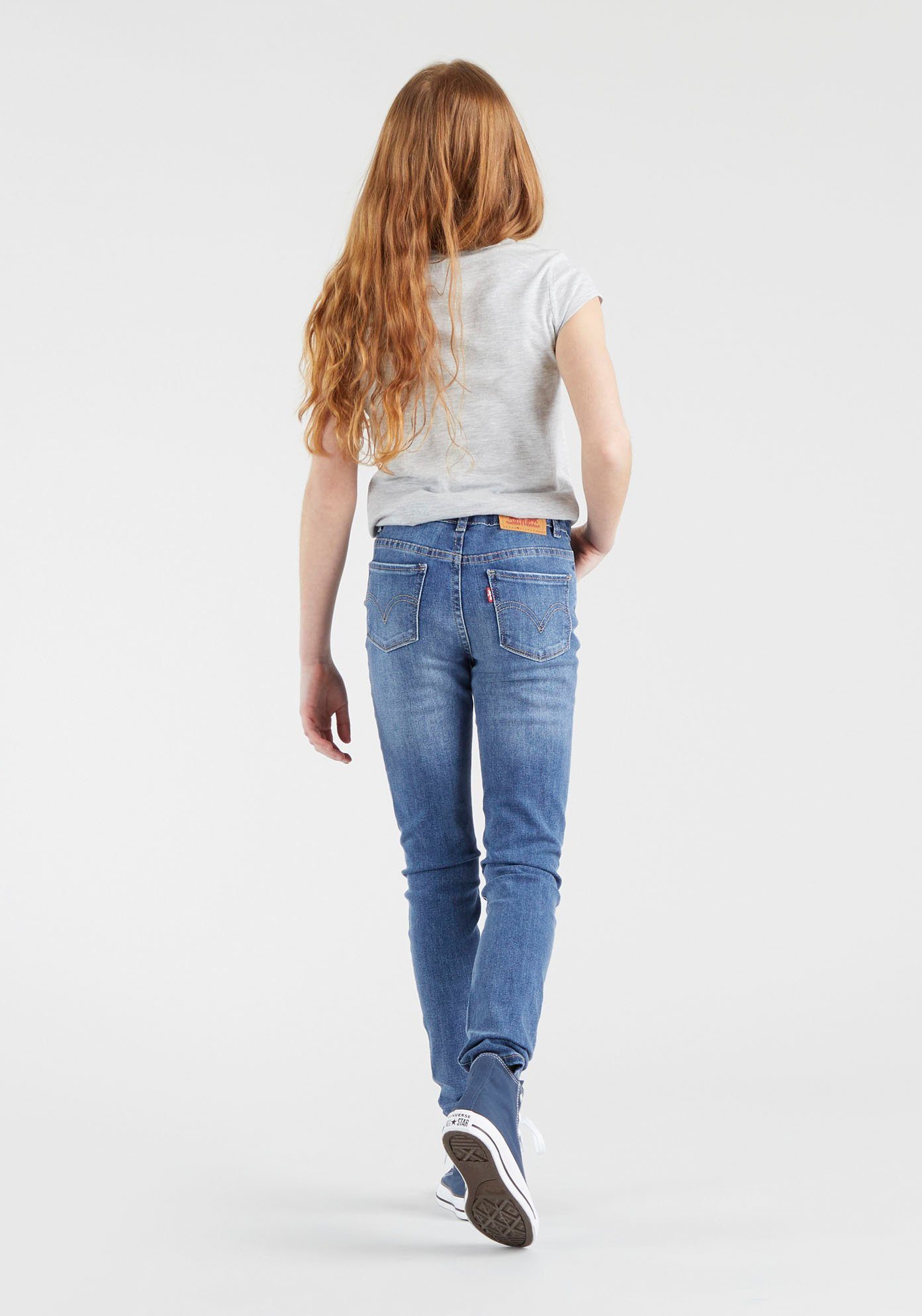 SUPER SKINNY 720™ blue used Kids Stretch-Jeans HIGH for mid GIRLS RISE Levi's®