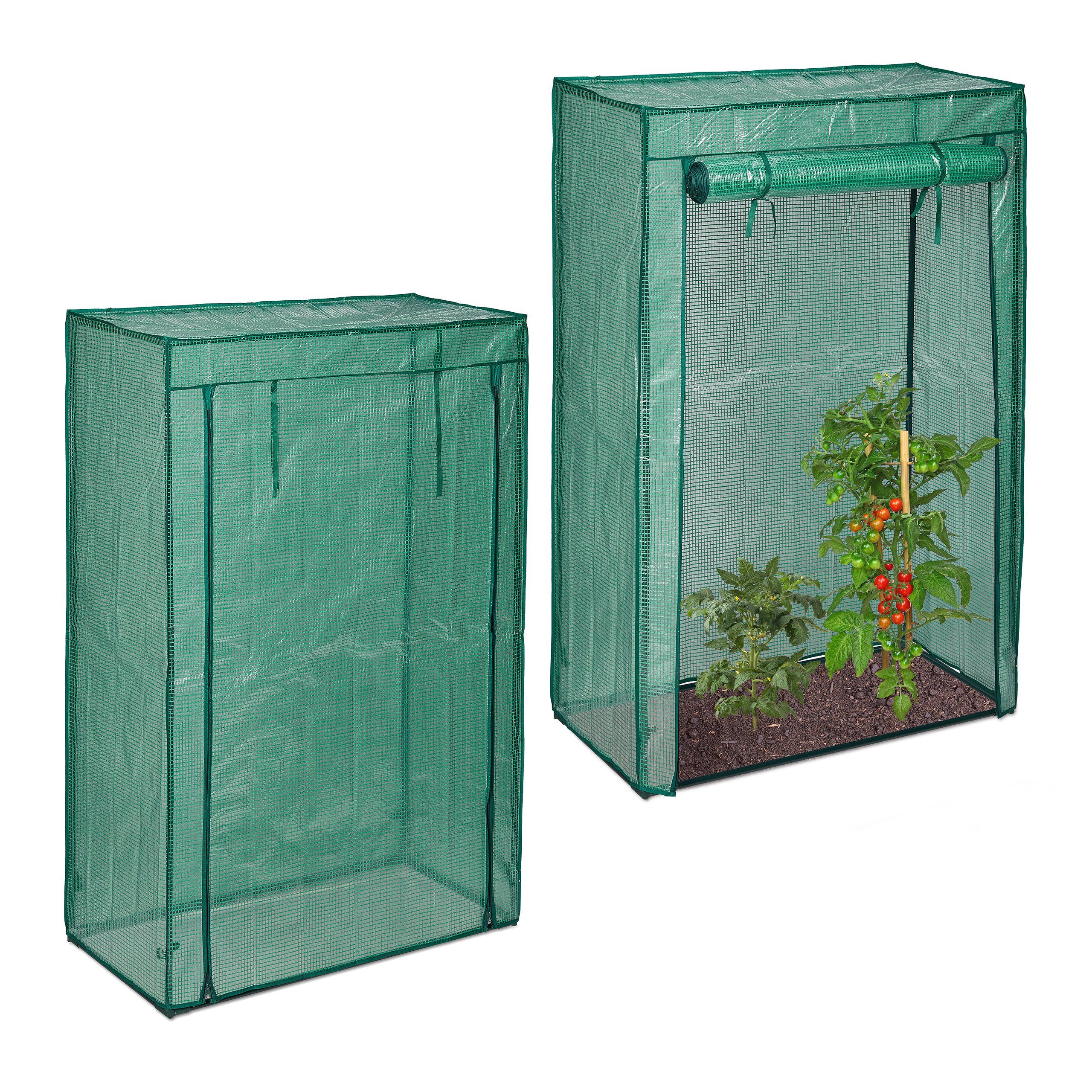 Tomatengewächshaus 2 x Tomatengewächshaus PE