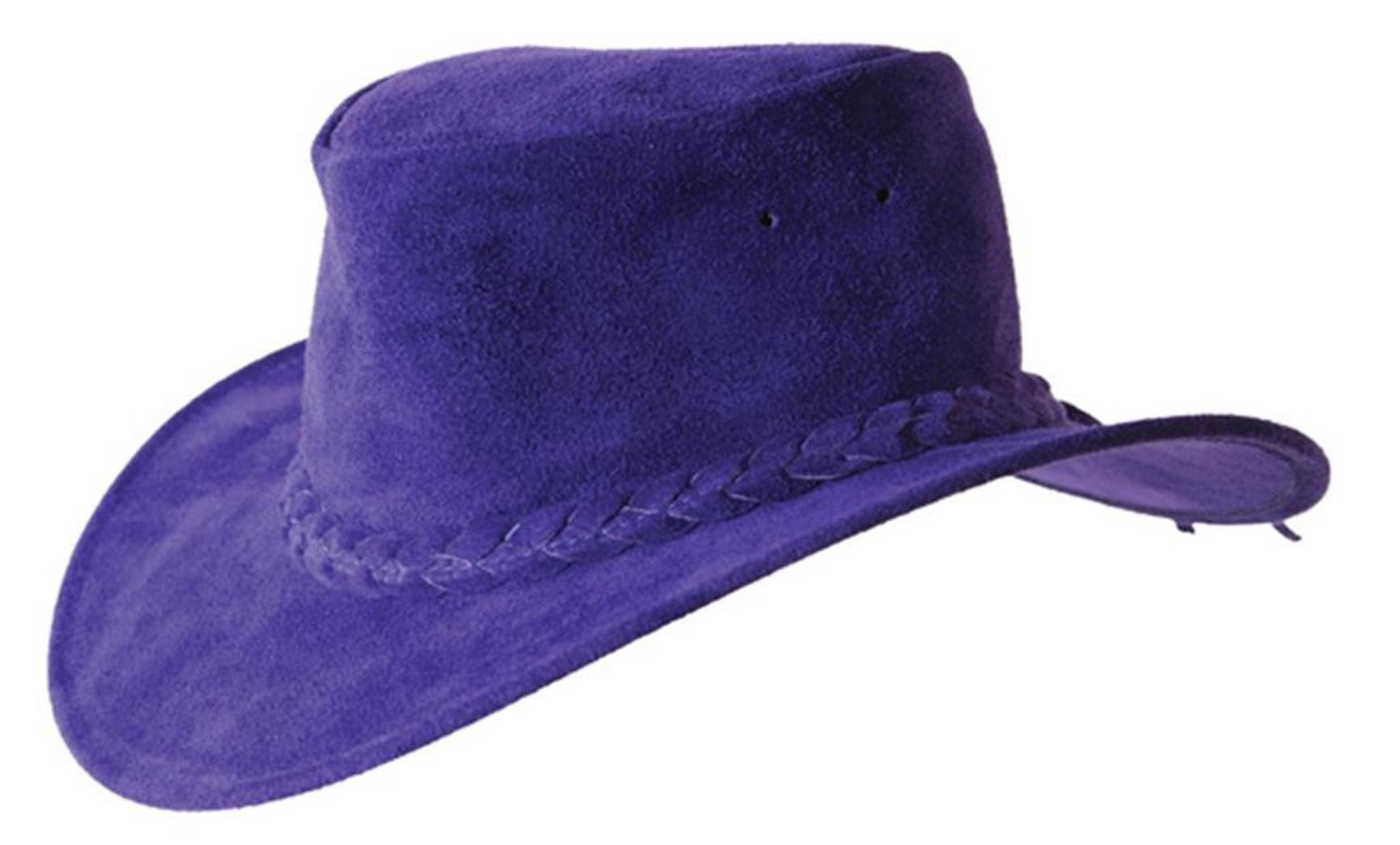 Outbacker Cowboyhut Australischer Kinder Hut aus weichem Wildleder- knautschbar