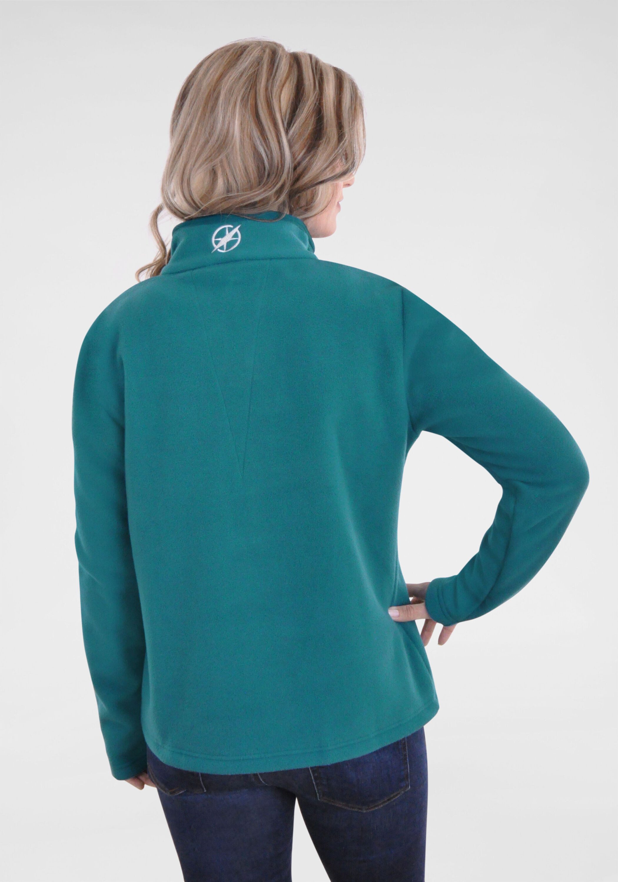 NAVIGAZIONE Fleecejacke mit Zierbändern