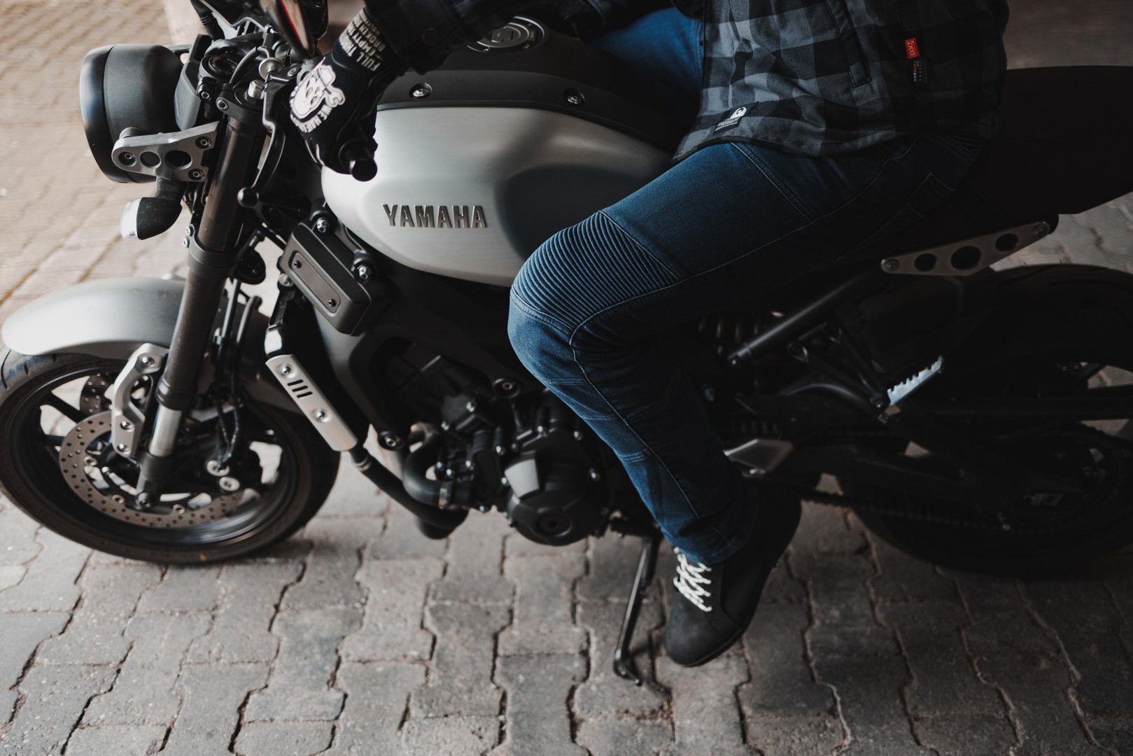 Bogotto Blue Dark Jeans Streton Motorradhose Motorrad