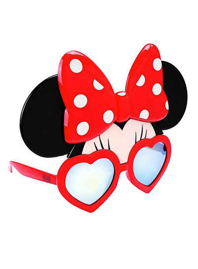 Sun Staches Kostüm Minnie Maus Partybrille, Für Leute mit Durchblick: lizenzierte Funbrille im Disney-Design