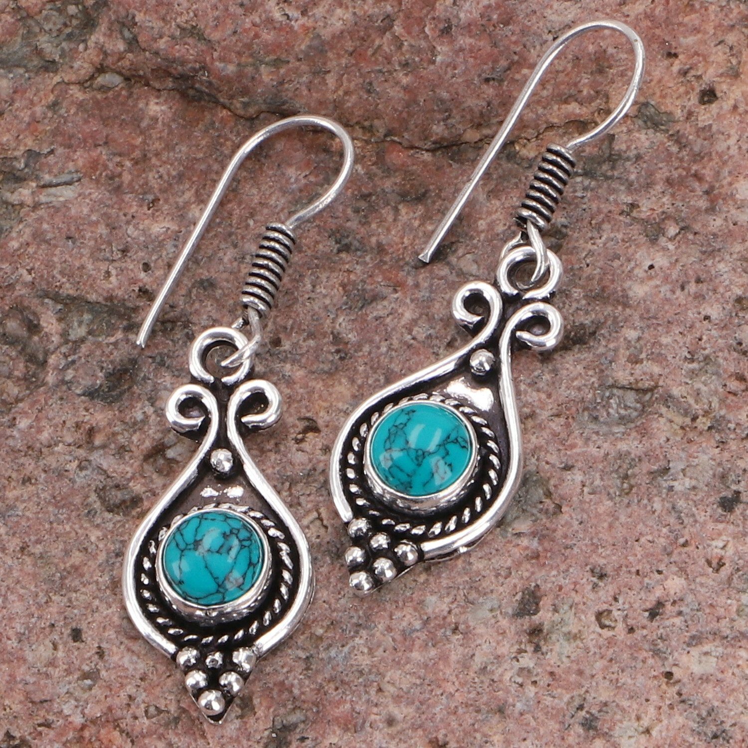 Guru-Shop Paar Ohrhänger Hängeohrring aus Messing, Goa Festival Ohrringe.. günstig online kaufen