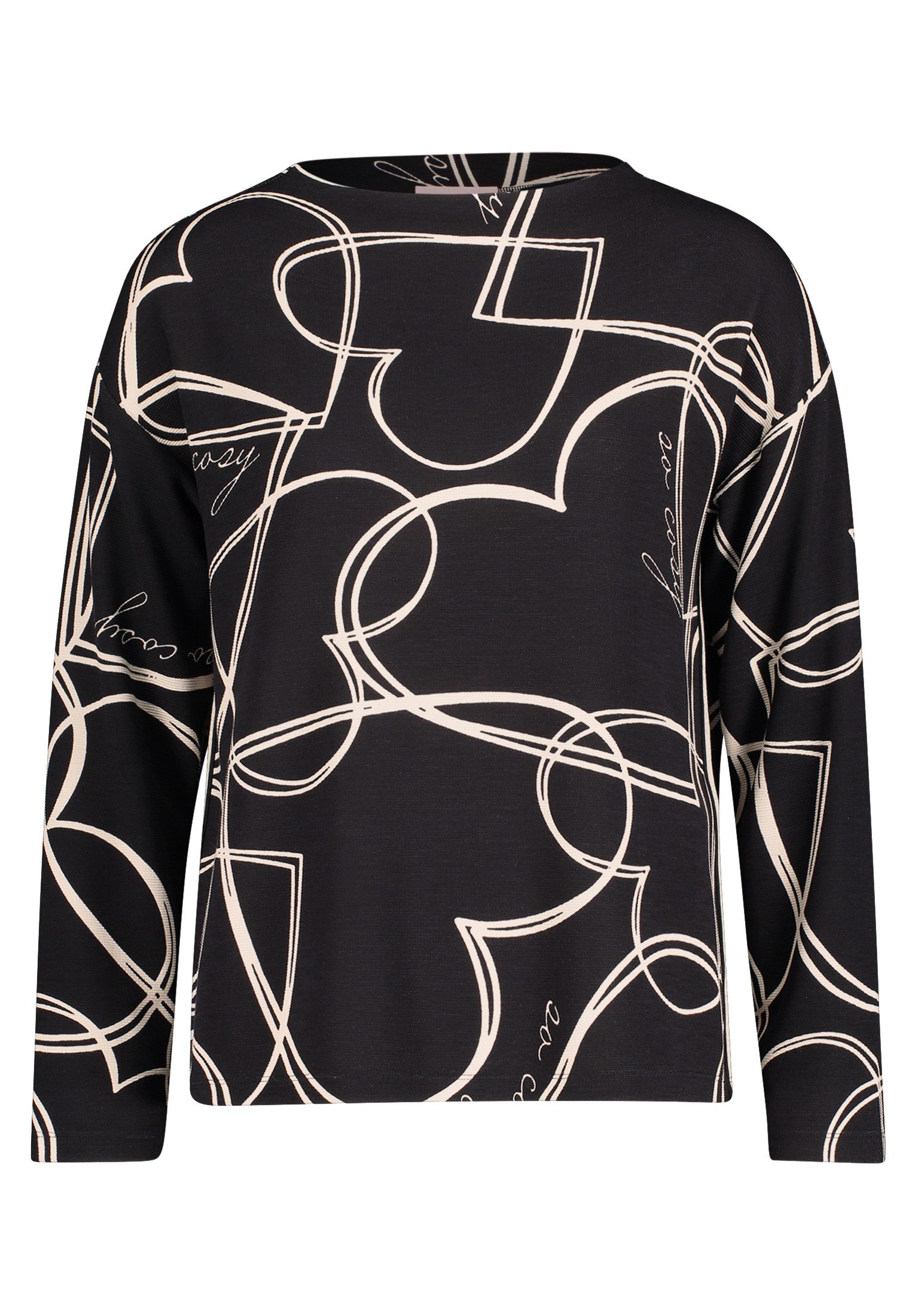 Sweatshirt Damen mit Rippenstruktur