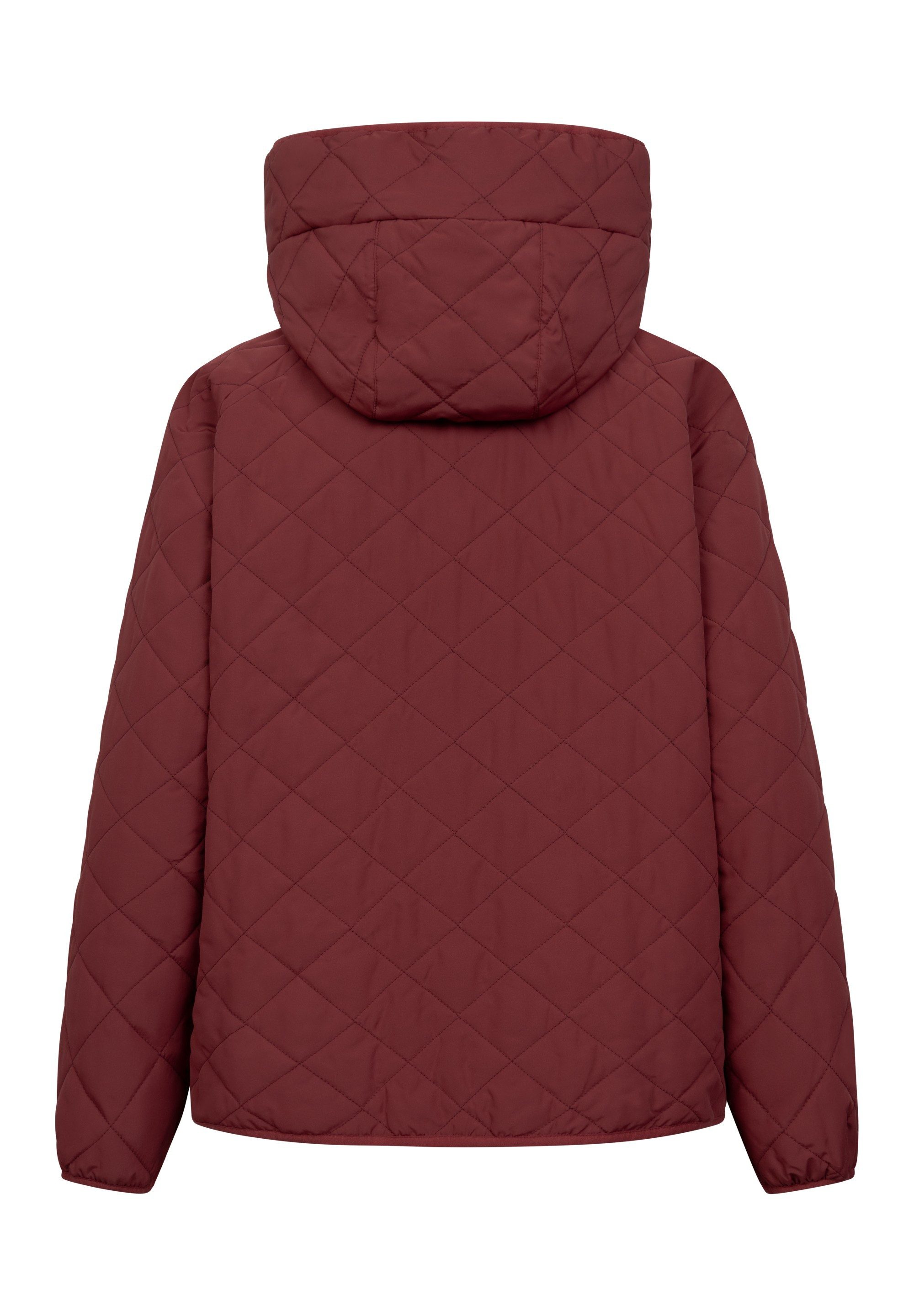 Derbe Steppjacke Quiltby Short Wasserabweisend, Kapuze, 2-Wege Reisßverschluss