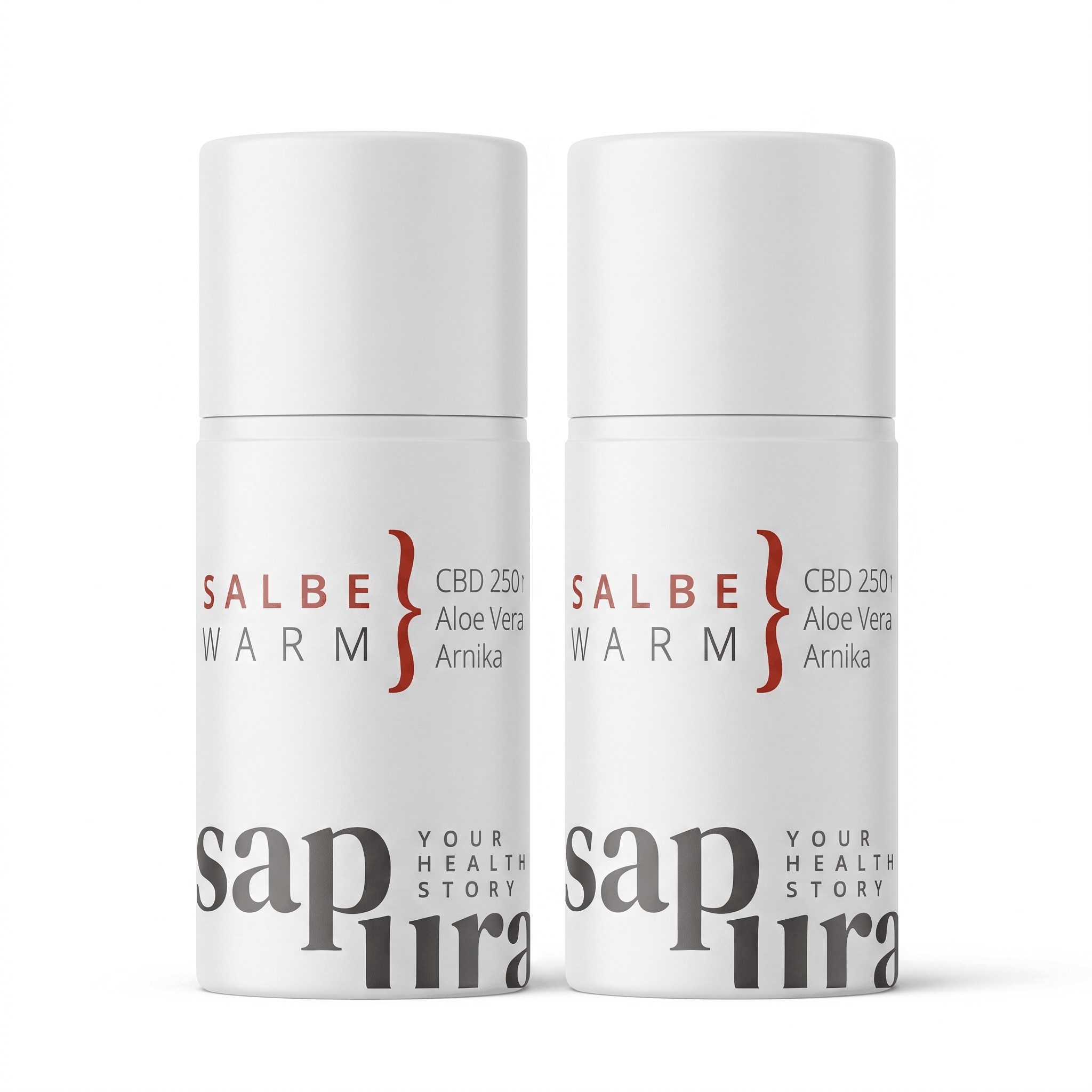 SAPURA Health Hautcreme CBD Wärmesalbe Schmerzsalbe extra stark, Arnika, Teufelskralle, 2-tlg., Extra stark, CBD