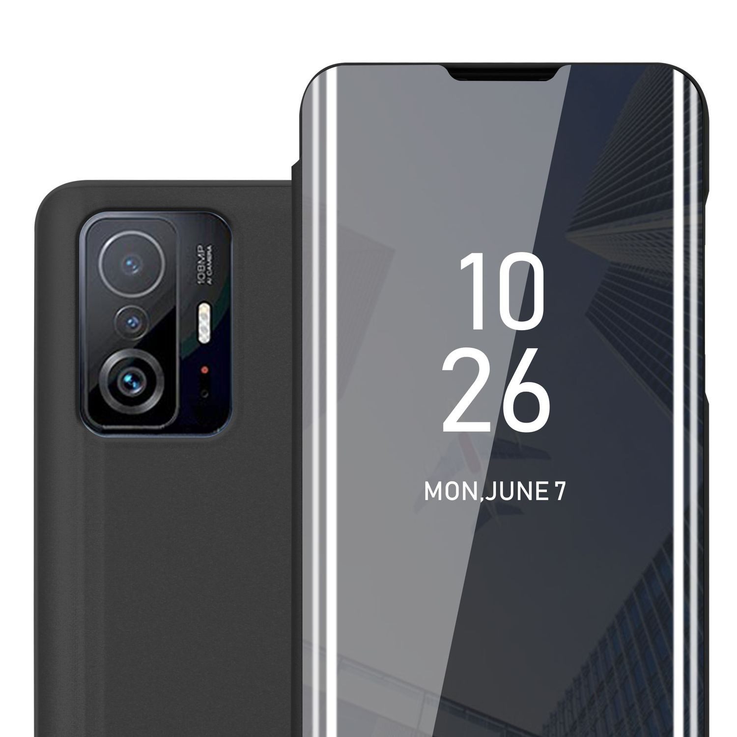 Cadorabo Handyhülle für Xiaomi 11T / 11T PRO Hülle Xiaomi 11T / 11T PRO, Klappbare Handy Schutzhülle - Hülle - mit Standfunktion und Kartenfach