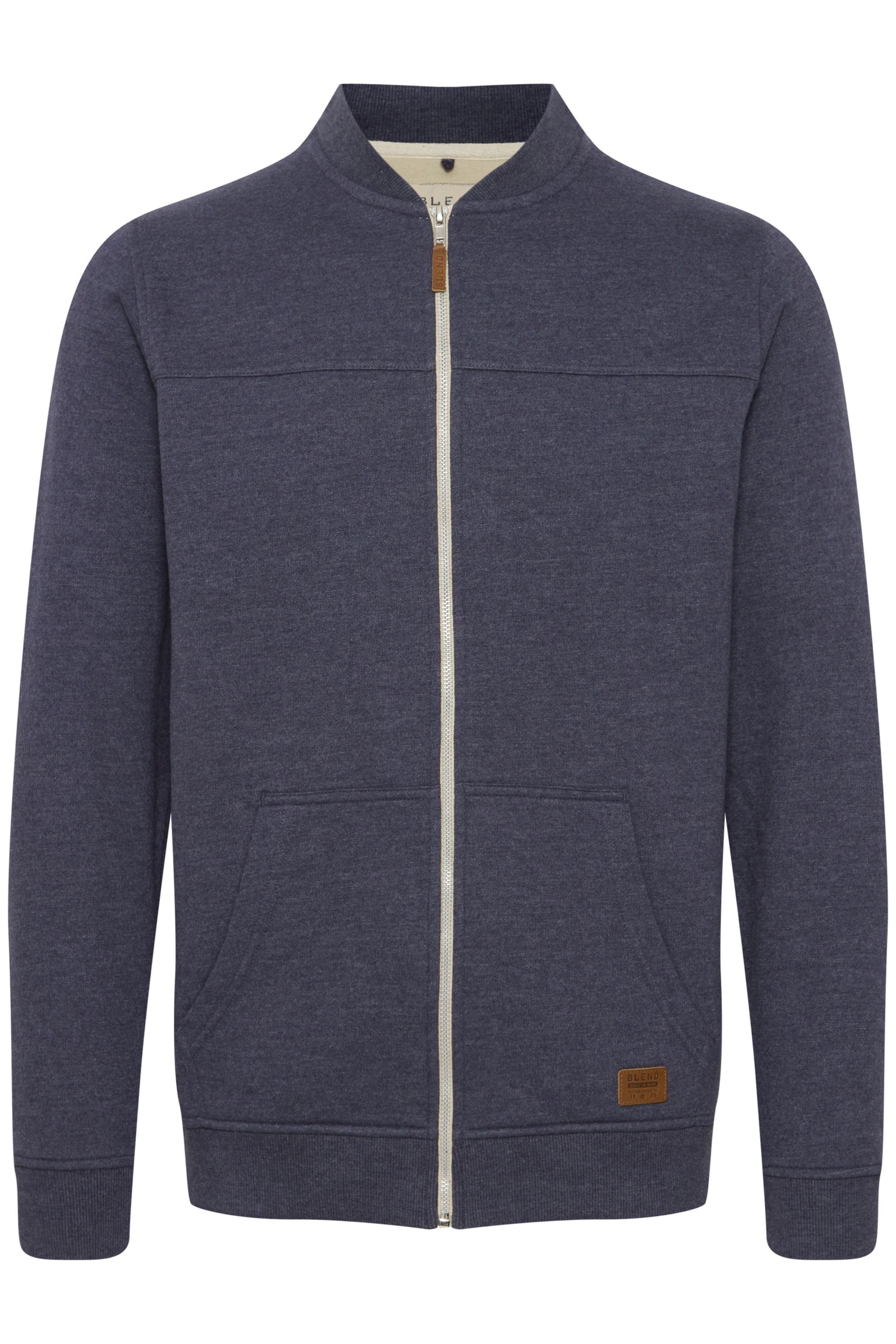 Blend Sweatjacke BHArco Collegejacke mit Fleece-Innenseite günstig online kaufen