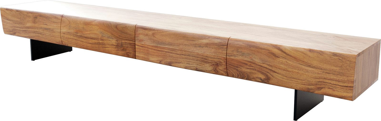 DELIFE Lowboard New, Live-Edge Akazie Natur günstig online kaufen
