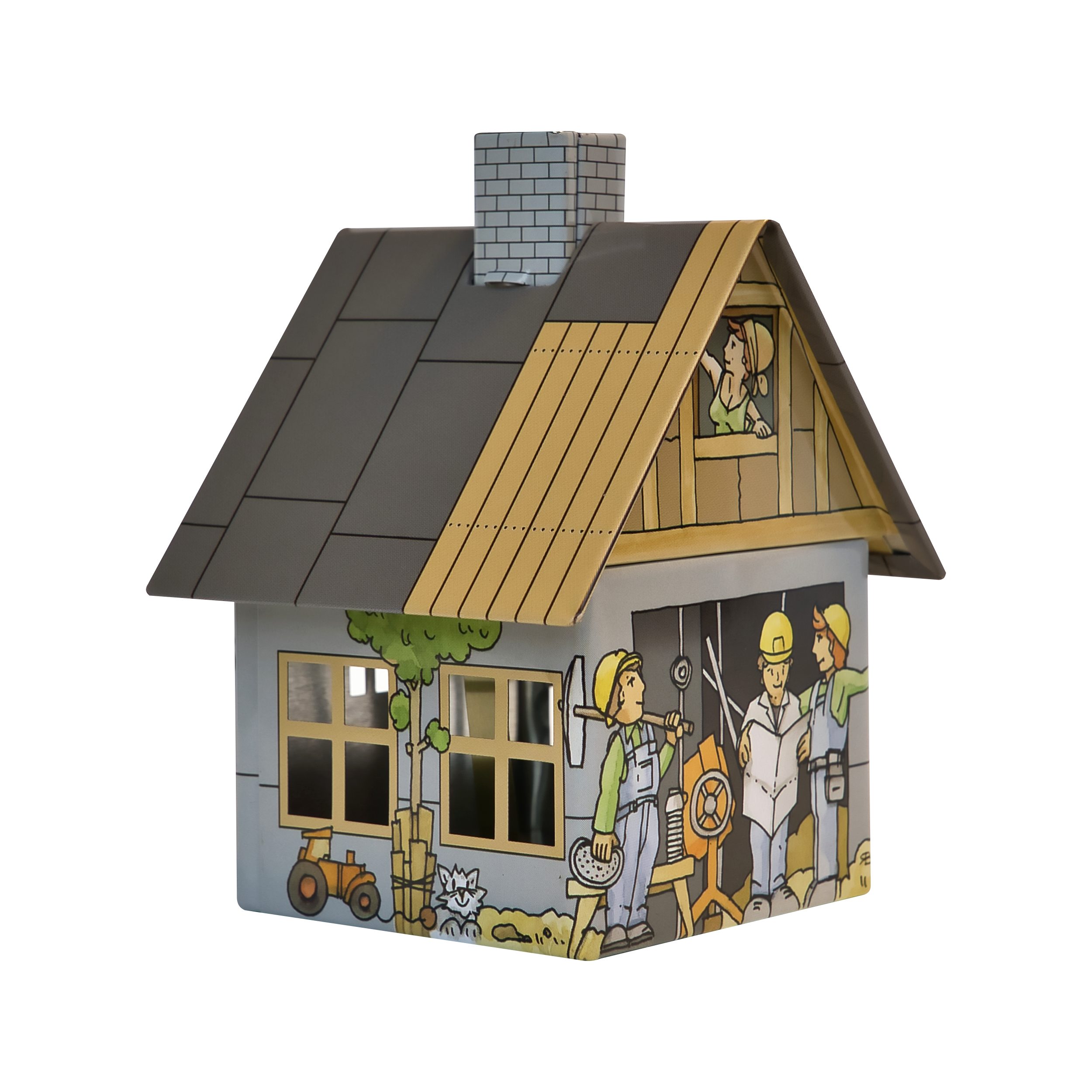 Crottendorfer Räucherhaus Crottendorfer Metall-Räucherhäuschen, verschiedene Motive, inklusive Räucherkerzenhalter