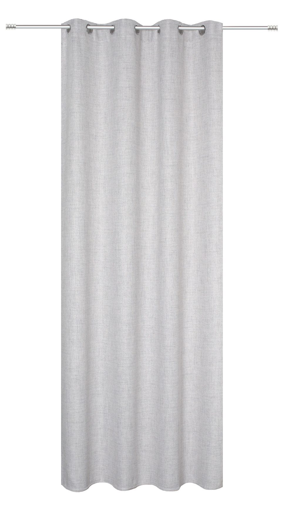 HOME WOHNIDEEN Gardine LINORA (1 St), Ösen, blickdicht, Leinenstruktur, DEK günstig online kaufen