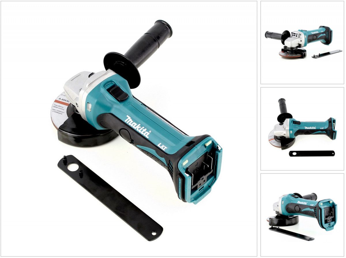 Makita Akku-Winkelschleifer BGA 452 Z 18 V Li-ion 115 mm Akku Winkelschleifer - Solo