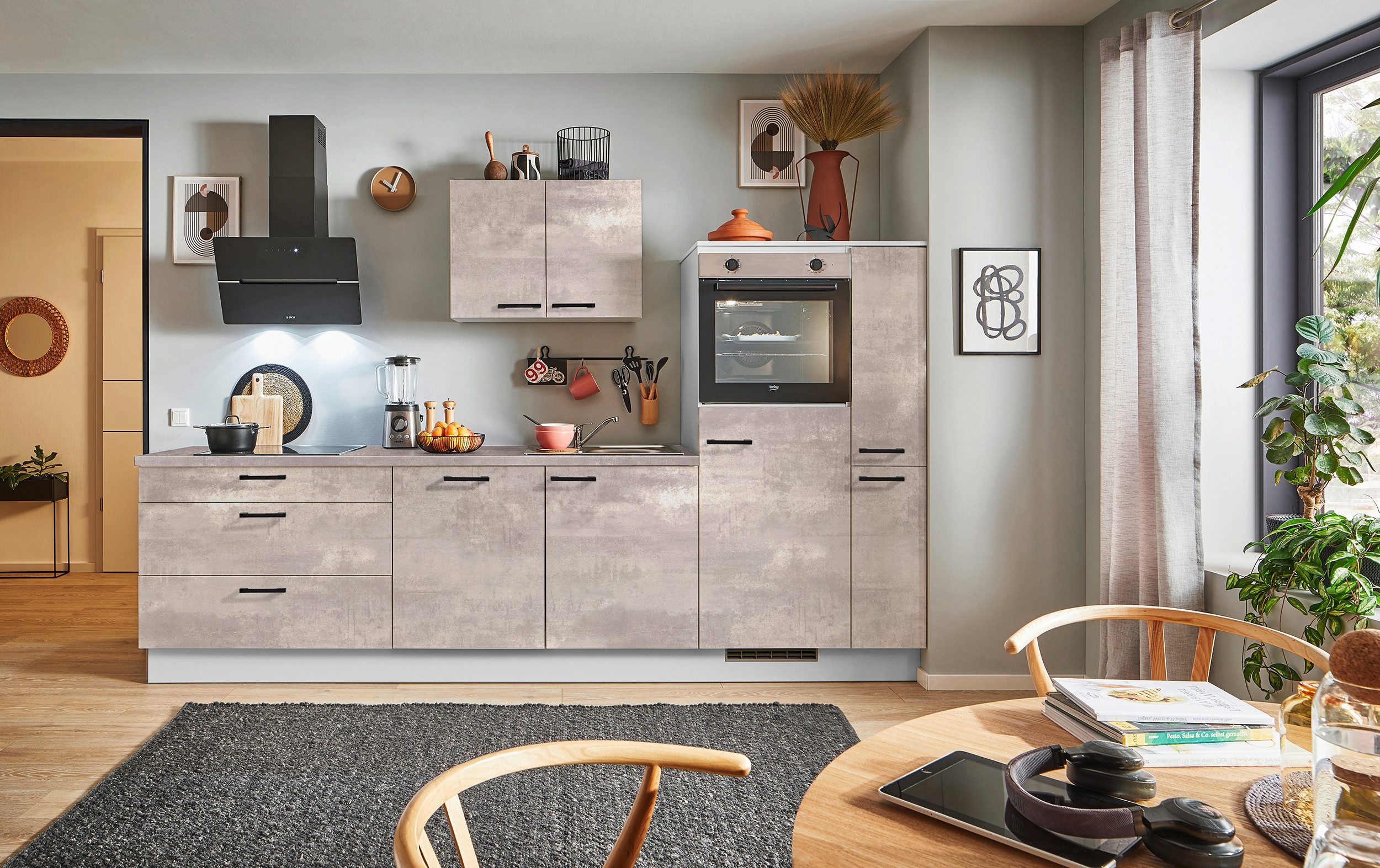 pino Küchenzeile Stockholm, individuell anpassbar, gratis günstig online kaufen