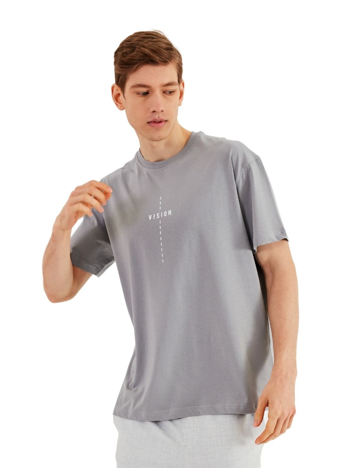COMEOR Oversize-Shirt Herren T-Shirt: Trendige Urban Streetwear für lässige Styles (1-tlg) mit individuellem Print