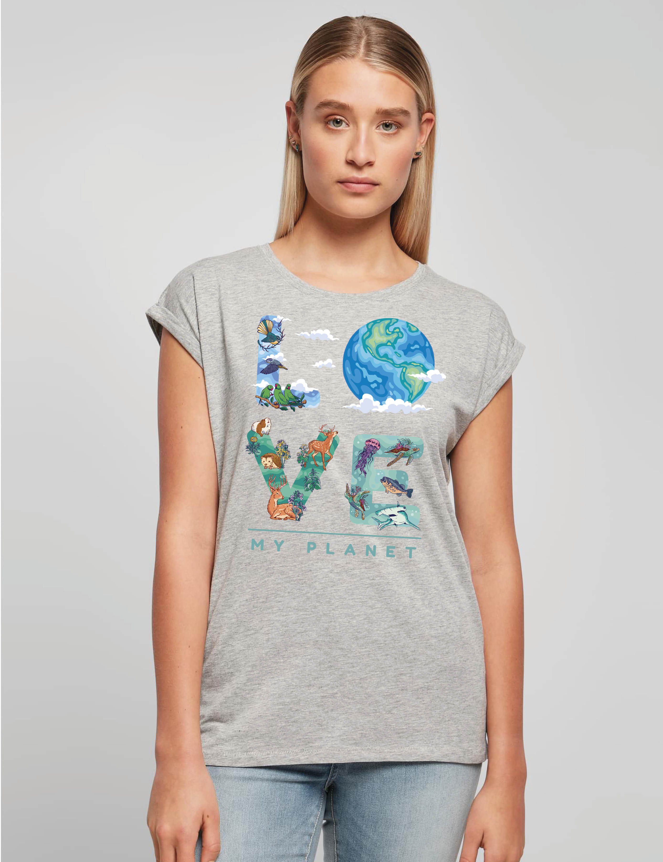 Youth Designz Print-Shirt "LOVE MY PLANET" günstig online kaufen