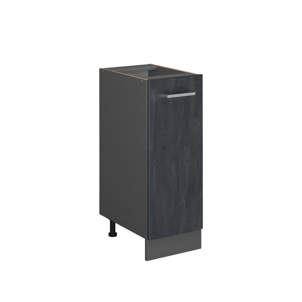 Vicco Apothekerschrank R-Line, Schwarz Beton/Anthrazit, 30 günstig online kaufen