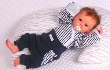 La Bortini Strampler Baby Anzug 3Tlg. Wickelbody Hose und Mütze