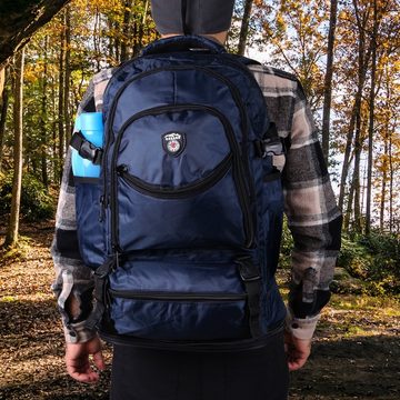 Wanderrucksack Trekkingrucksack 60 + 10 L Wanderrucksack Reiserucksack Outdoorrucksack Kampfrucksack