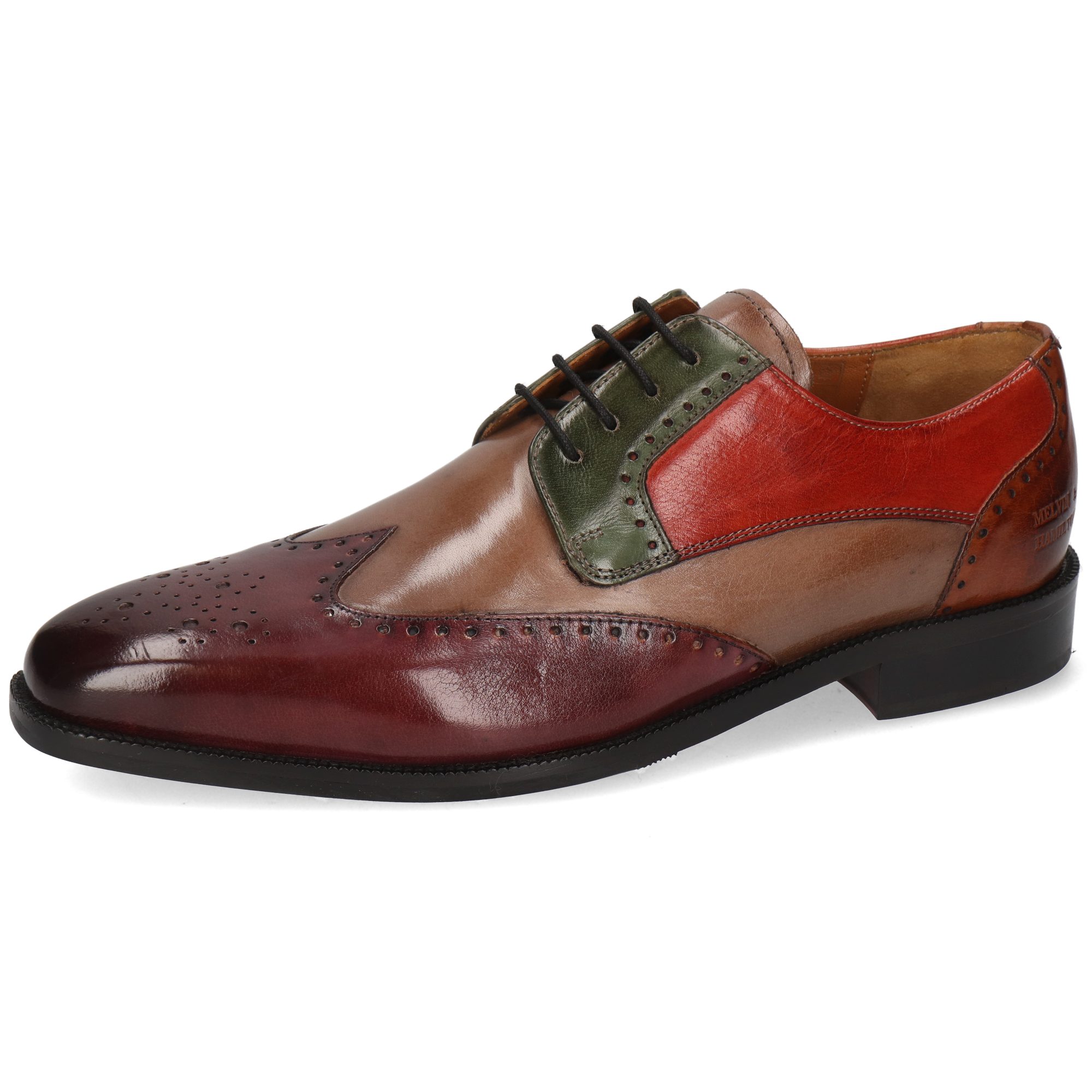 Melvin & Hamilton Jeff 14 Leder-Schnürschuhe für Herren Schnürschuh Flache günstig online kaufen