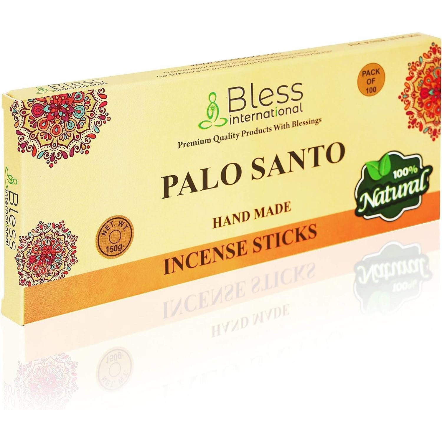 LuxusKollektion Räucherstäbchen-Halter Räucherstäbchen Handmade Handdipped Palo Santo 100 Sticks (150 GM)