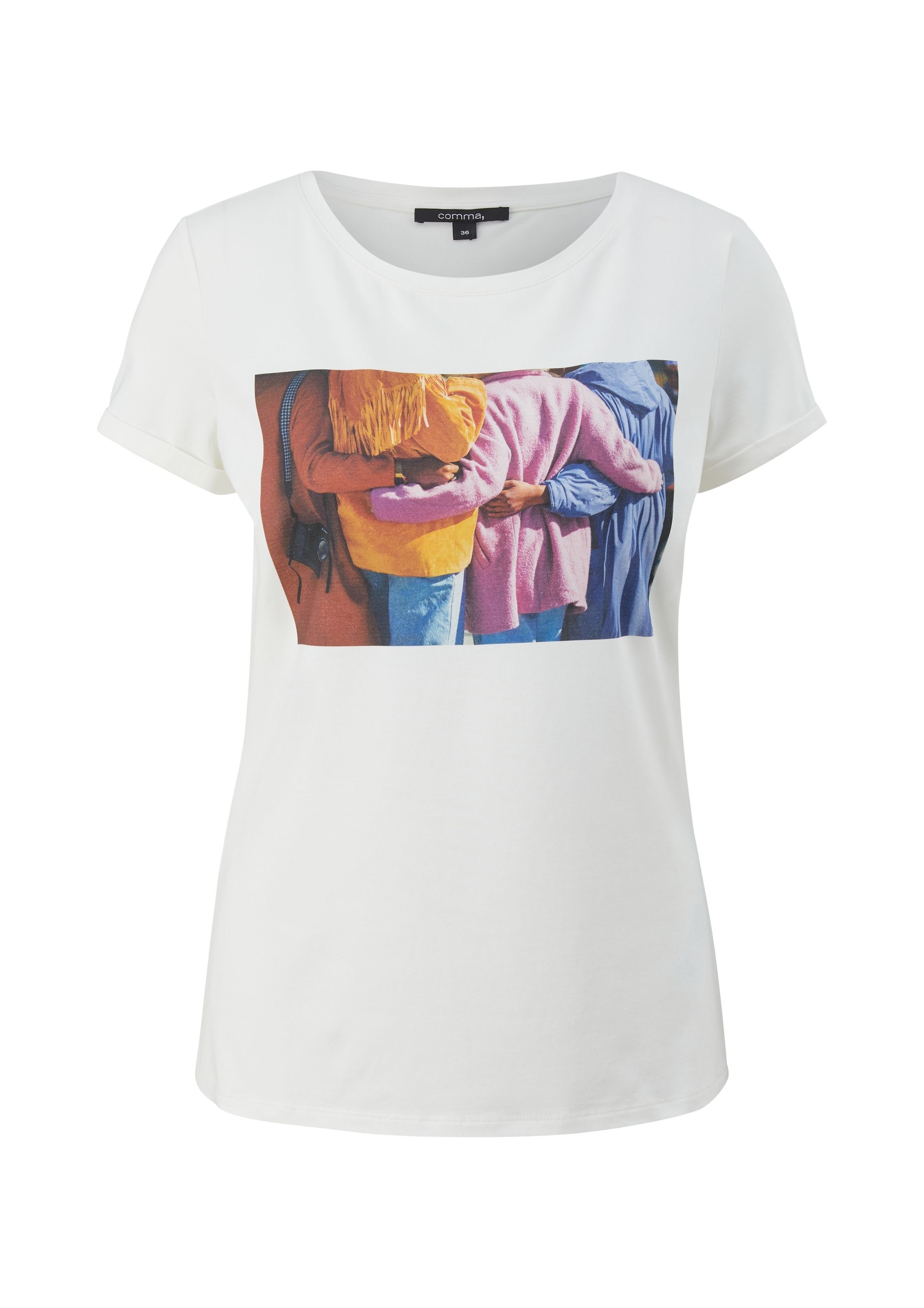 Comma Kurzarmshirt | T-Shirts