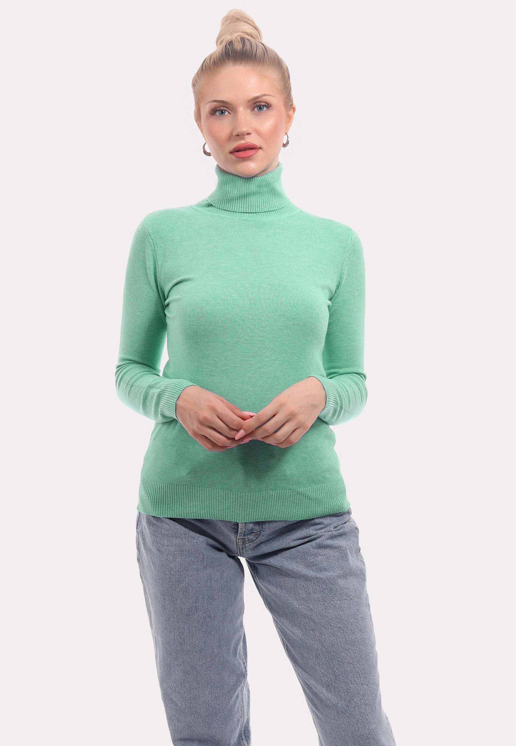 YC Fashion & Style Rollkragenpullover Basic günstig online kaufen
