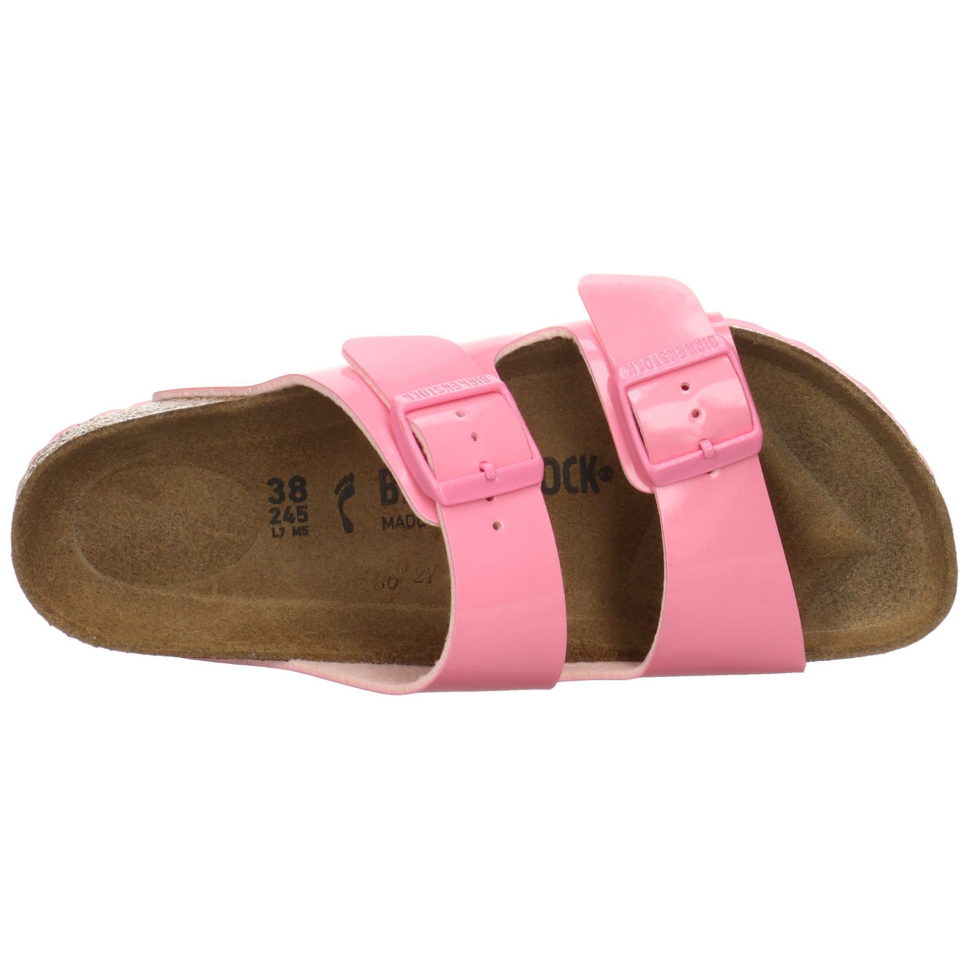 Synthetik Damen candy Pantolette Pantoletten Sandalen pink Birkenstock