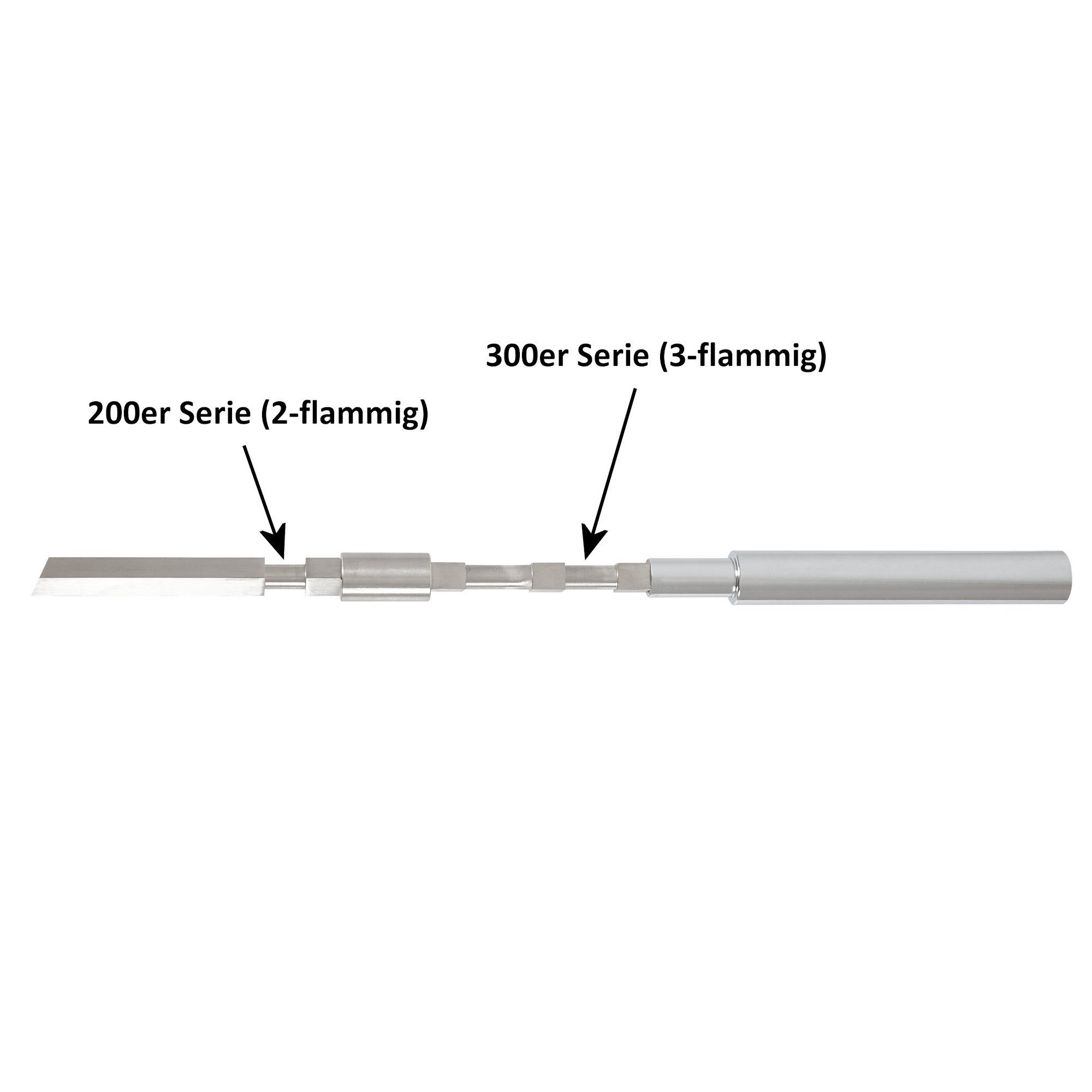 BBQ-Toro Grillspieß Grill- und Spießset für Ihren Weber Spirit II Gasgrill, Drehspieß