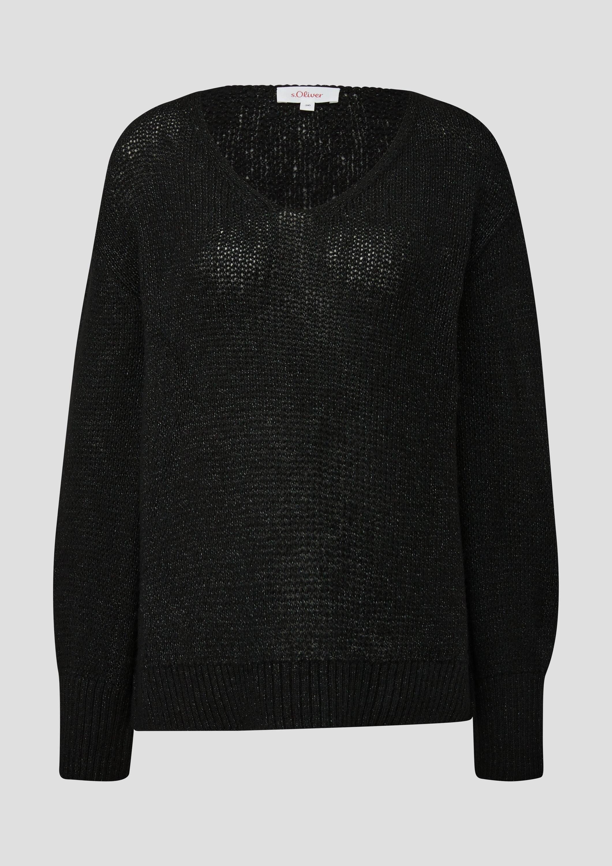 s.Oliver Longpullover Strickpullover Flauschiger Strickpullover