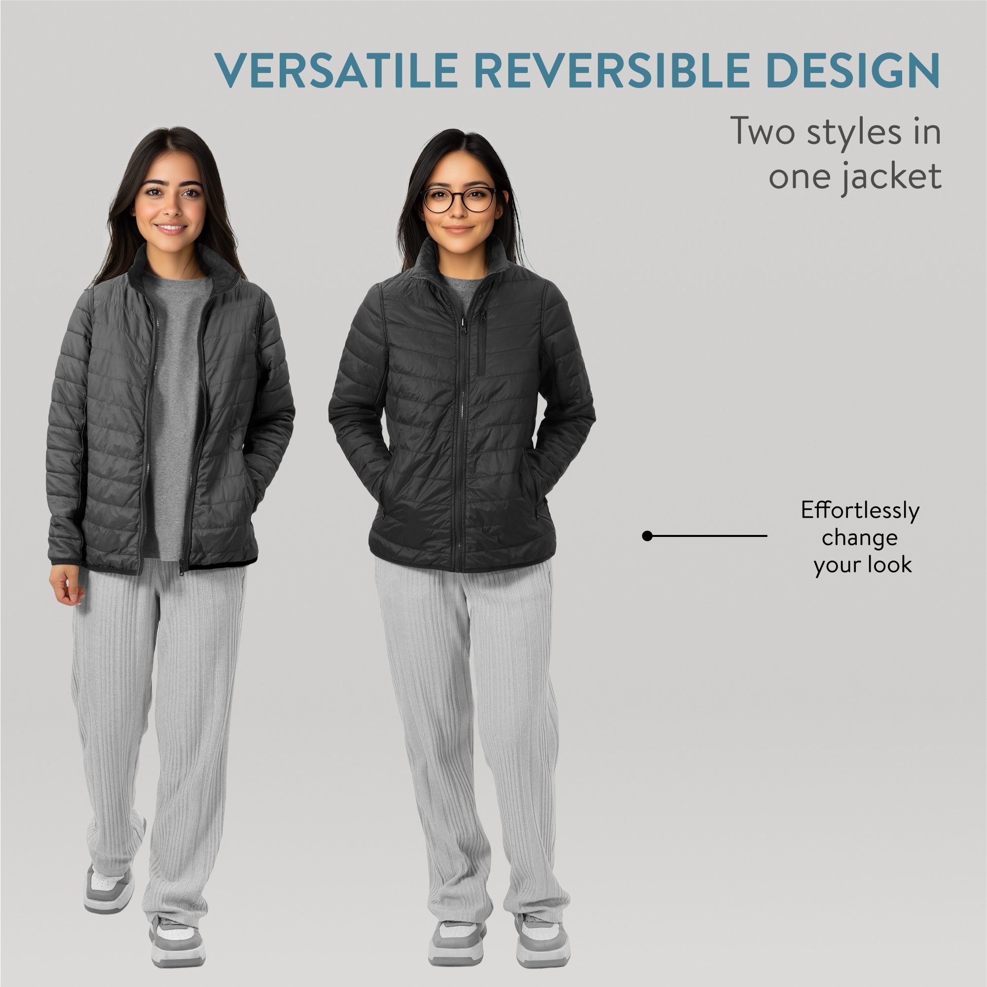 JEMIDI Sakko Damen Steppjacke leicht - günstig online kaufen