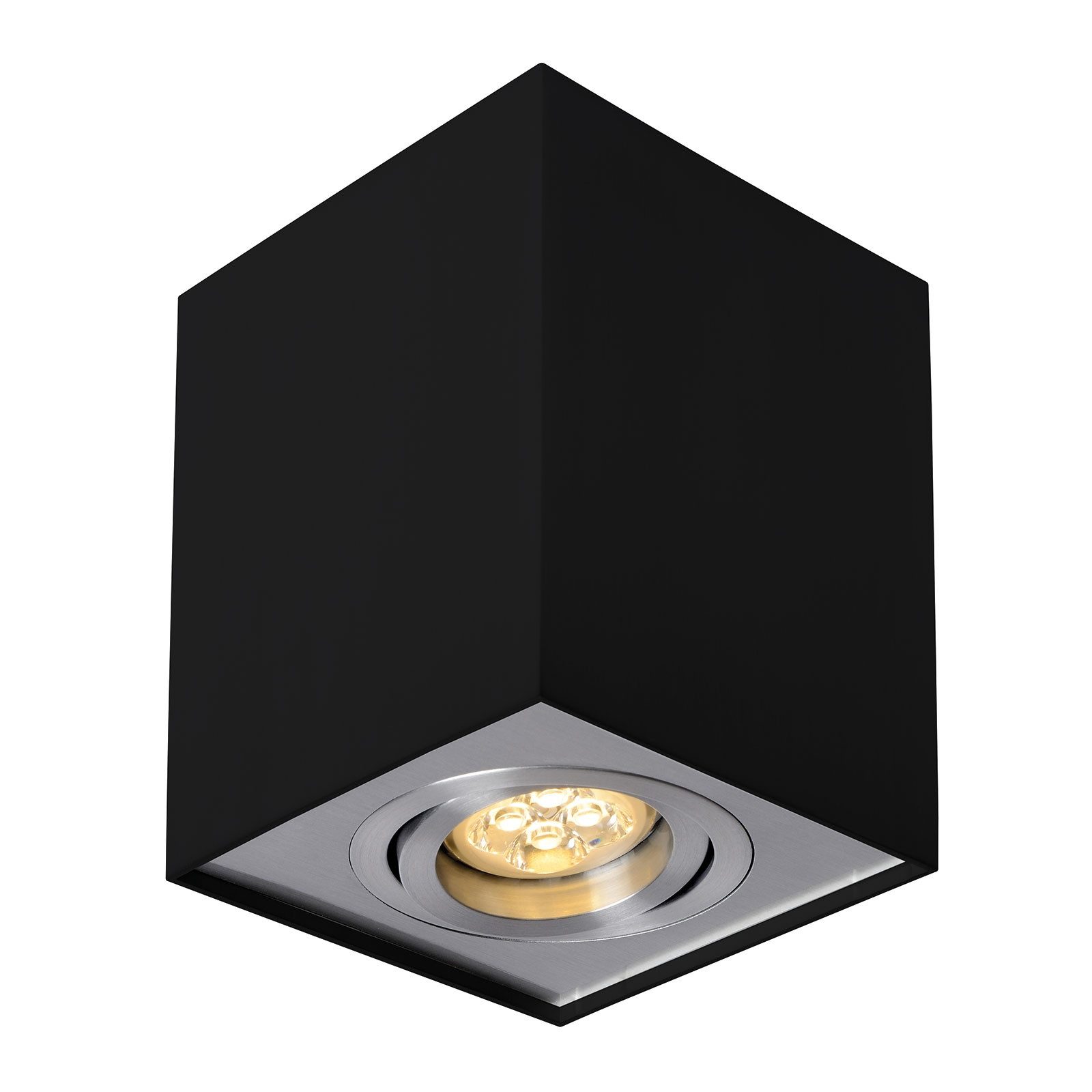 Spectrum Aufbauleuchte LED Chloe GU10 schwenkbar Deckenleuchte IP20 downlight max.10W eckig, Kein Leuchtmittel enthalten, Schwenkbar