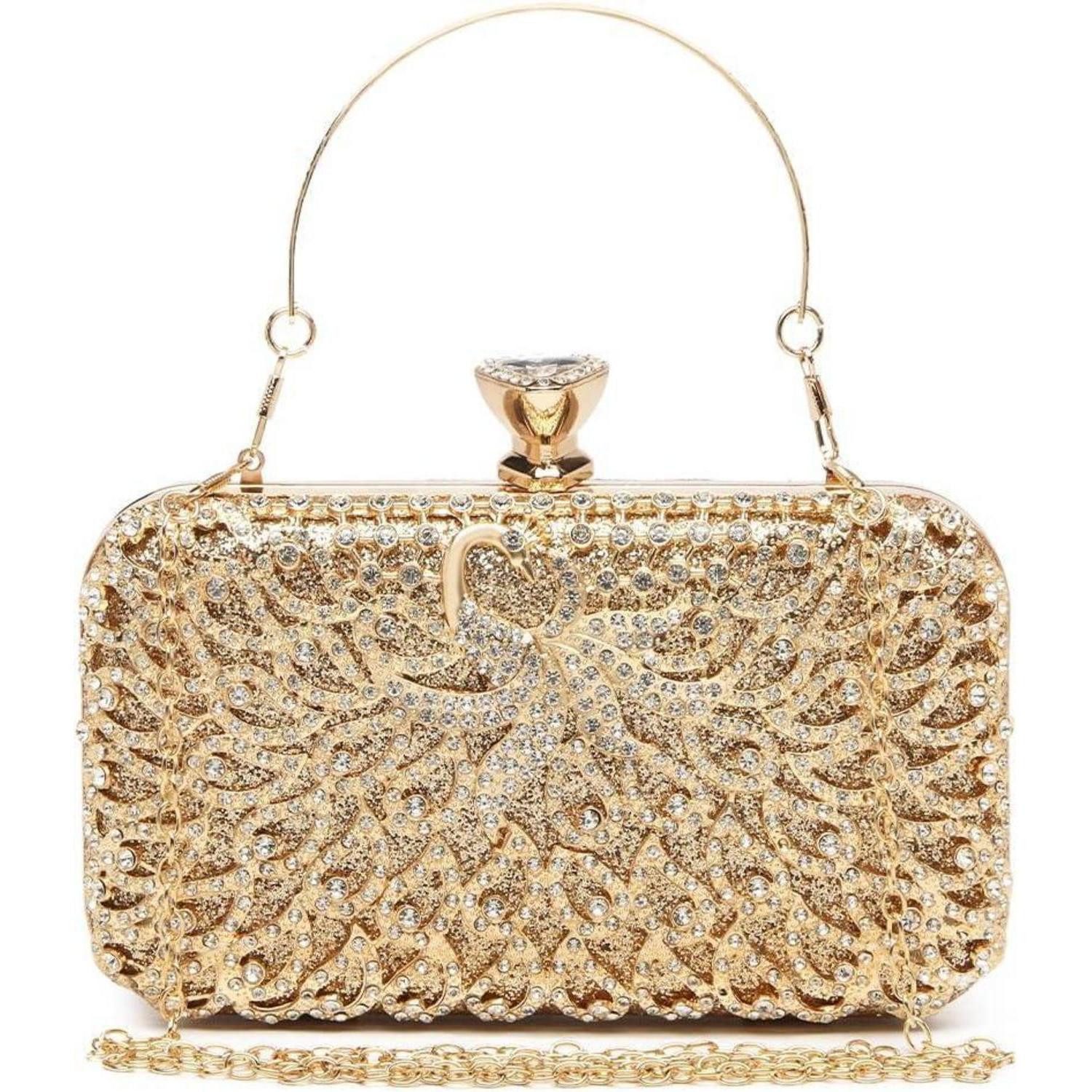 LuxusKollektion Box-Clutch Clutch Tasche für Frauen Hartschalen Dinner Aben günstig online kaufen