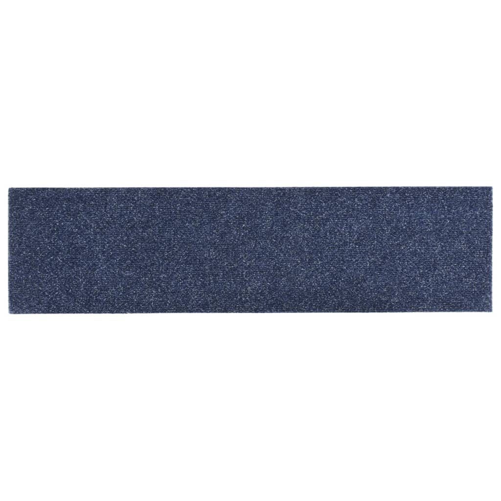 Stufenmatte Selbstklebende Höhe: 76x20 cm vidaXL, Stk mm Treppenmatten Graublau, 15 blue grey 20