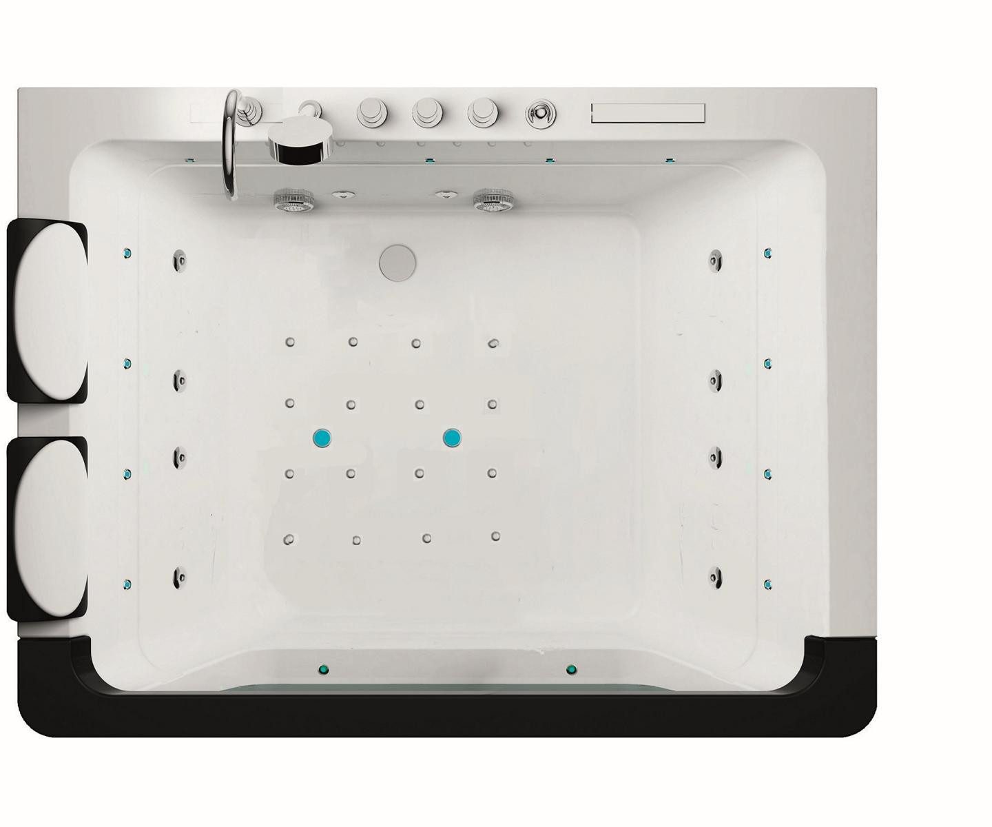 Duwilux Whirlpool-Badewanne SONDERPREIS Whirlpool Oklahoma 170x120 günstig online kaufen