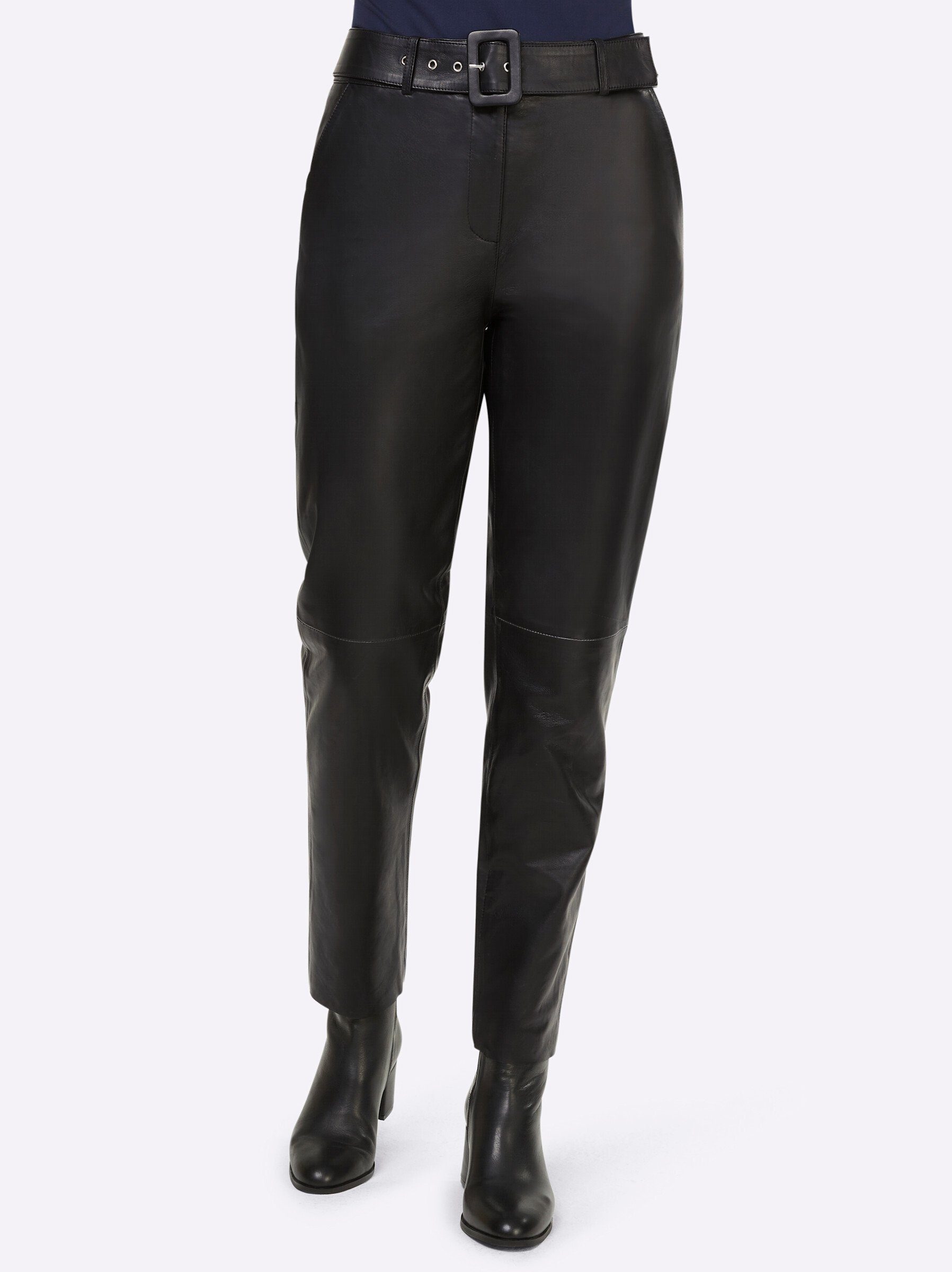 heine Jerseyhose Lederhose erhöht