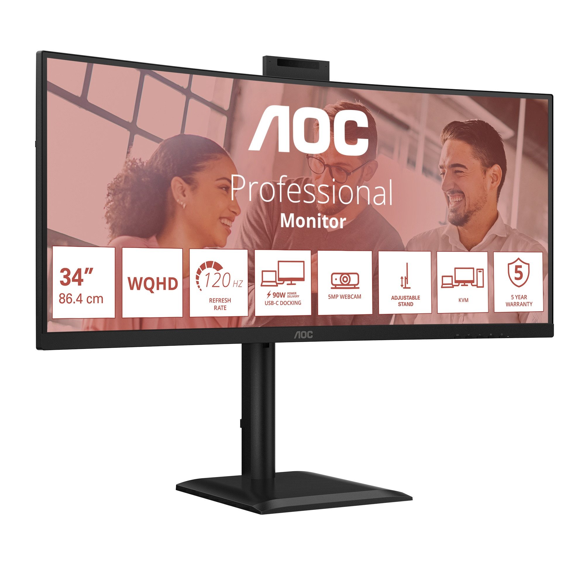 AOC CU34E4CW TFT-Monitor