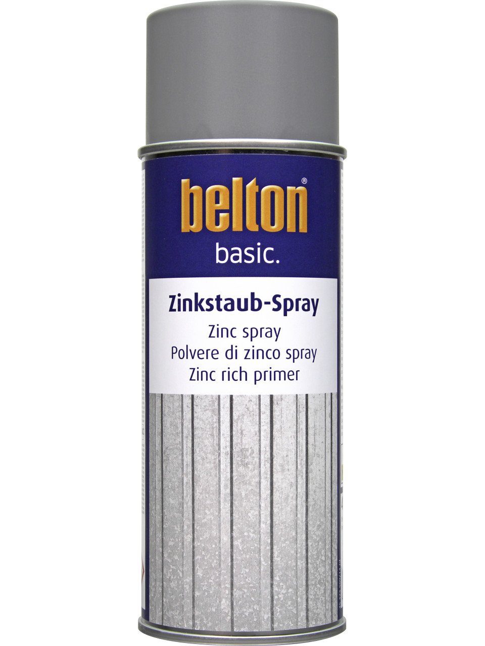 Sprühlack ml Zinkstaub-Spray basic 400 grau Belton belton