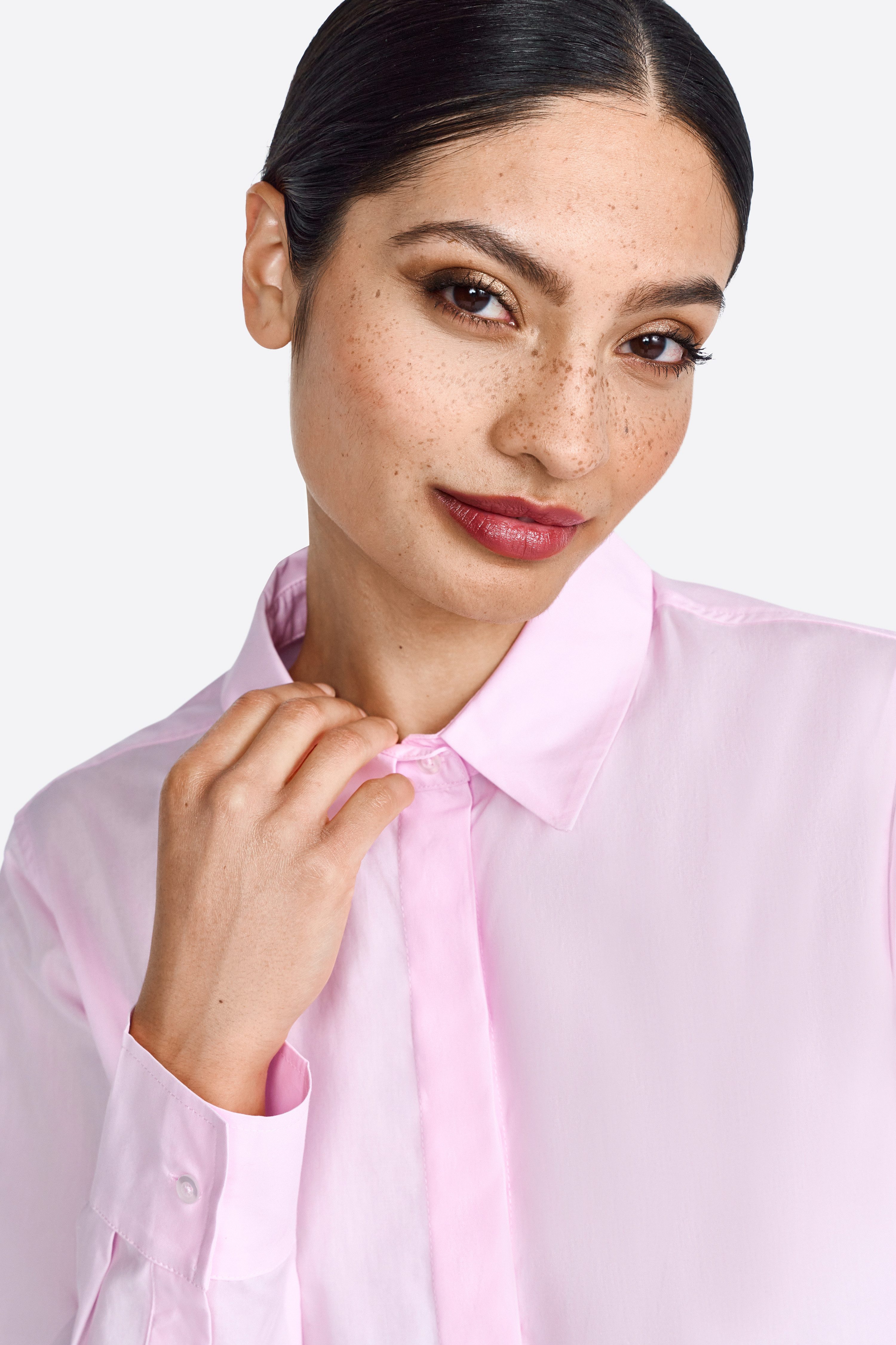 RICHROYAL Klassische Bluse Mit Markenlabel am günstig online kaufen