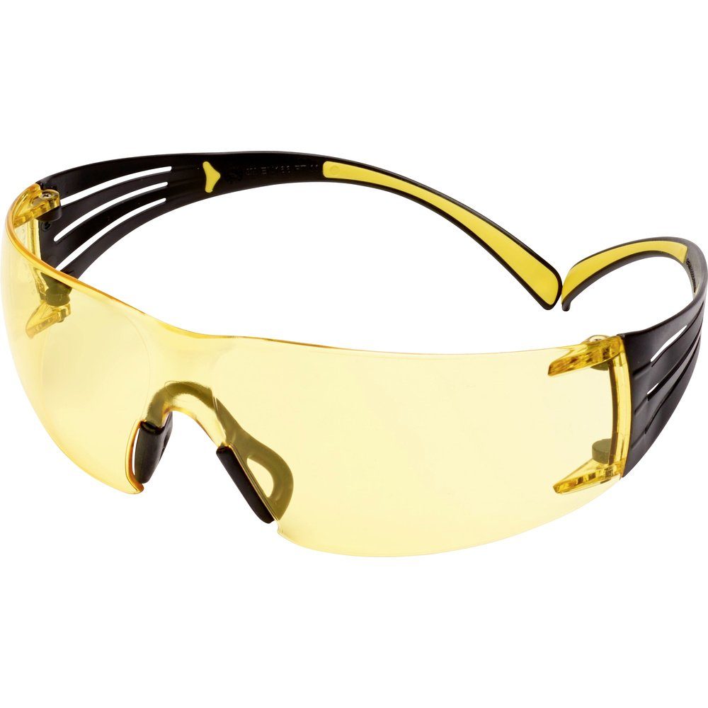 3M Arbeitsschutzbrille 3M SF403SGAF-YEL Überbrille mit Antibeschlag-Schutz Gelb, Schwarz DIN