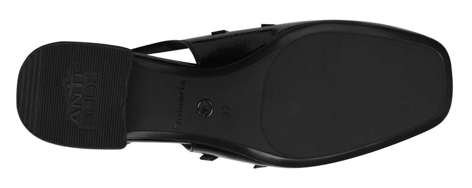 Tamaris Slingpumps, Blockabsatz, Abendschuh in modischer Karreeform