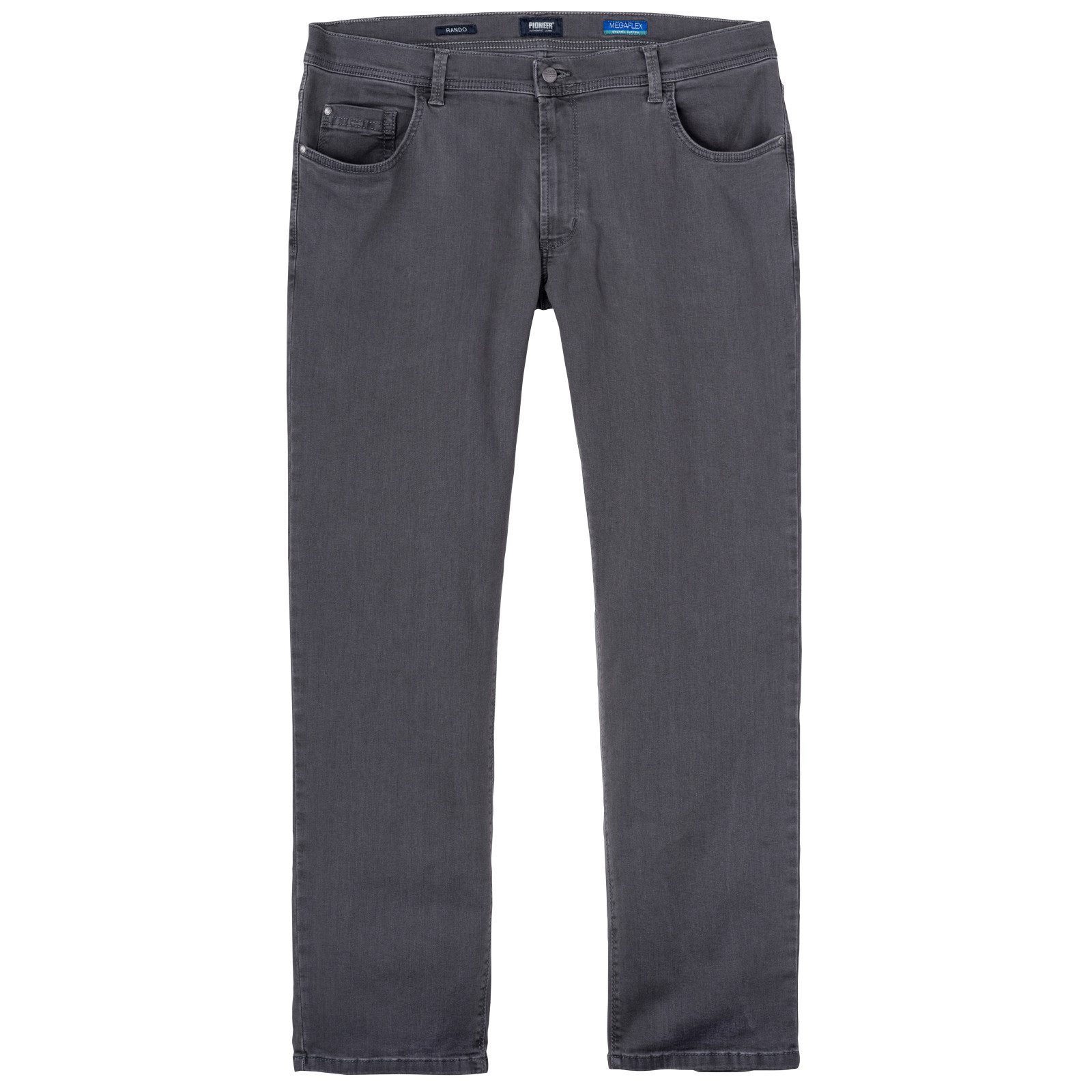 Pionier Stretch-Jeans Pioneer Übergrößen Stretch-Jeans Rando dunkelgrau günstig online kaufen